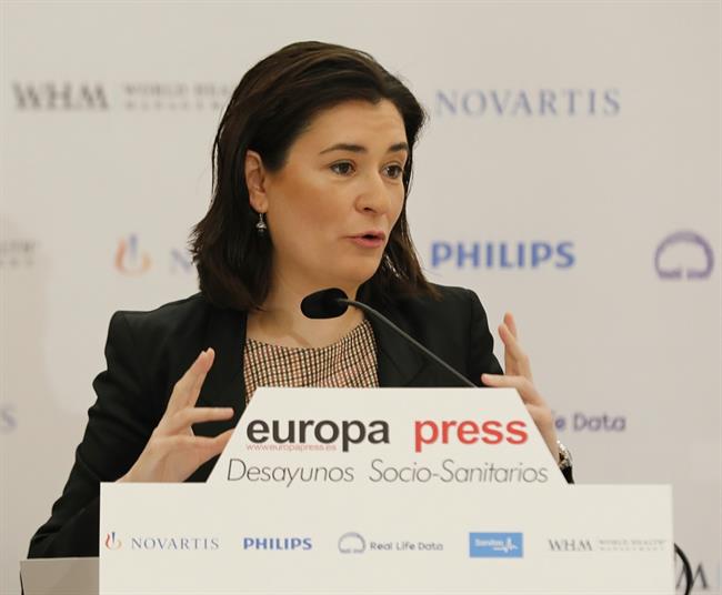 ep carmen monton participadesayuno socio-sanitarioeuropa press
