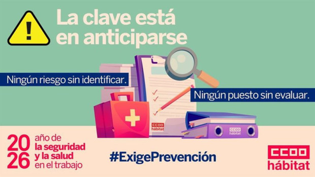 ep ccoo del habitat exige prevencion de cara al 28 de abril ante una siniestralidad laboral que no