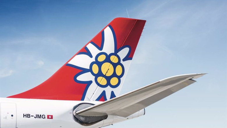 ep cola de un avion de edelweiss ep cola de un avion de edelweiss