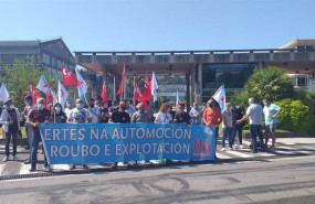 ep concentracion de delegados de la cig para reclamar medidas de apoyo al sector de la automocion en