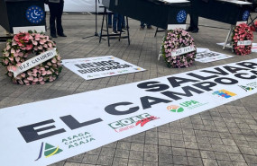 ep concentracion del sector primario frente a la delegacion del gobierno en canarias para protestar