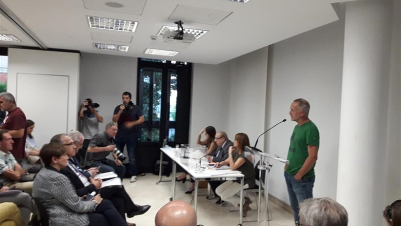 David Campión interviene en la asamblea de la Mancomunidad de la Comarca de Pamplona en la que ha sido elegido presidente. | EUROPA PRESS ep david campion interviene en la asamblea de la mancomunidad de la comarca de pamplona en la que ha