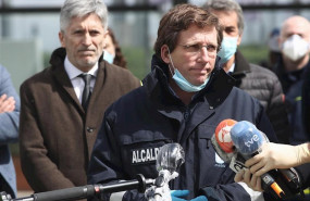 ep el alcalde de madrid jose luis martinez-almeida responde a los medios en ifema durante el tercer