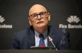 ep el consejero delegado de gsma john hoffman en rueda de prensa para informar sobre la cancelacion