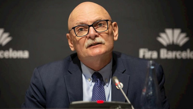 ep el consejero delegado de gsma john hoffman en rueda de prensa para informar sobre la cancelacion