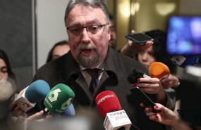 ep el diputado de foro asturias isidro martinez oblanca atiende a los medios de comunicacion tras su