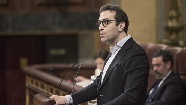 ep el ministro de economia carlos cuerpo durante una sesion plenaria en el congreso a 22 de abril de