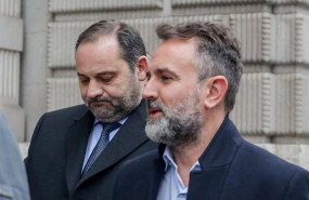 ep el ministro de fomento en funciones jose abalos i en las inmediaciones del congreso de los