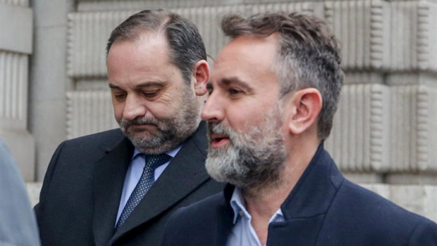 ep el ministro de fomento en funciones jose abalos i en las inmediaciones del congreso de los