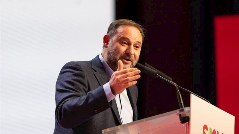 El ministro de Fomento, José Luis Abalos. | Pau Venteo - Europa Press ep el ministro de fomento jose luis abalos i durante la presentacion de las candidaturas a los