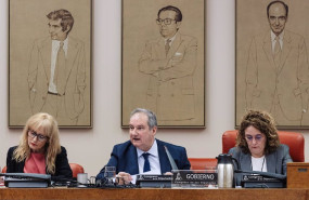 ep el ministro de industria y turismo jordi hereu durante su comparecencia este lunes en el congreso