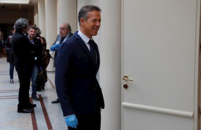 ep el portavoz del psoe en el senado ander gil a su llegada al primer pleno de control al gobierno