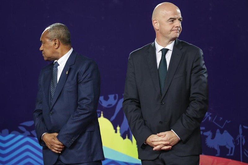 ep el presidente de la fifa gianni infantino durante un acto institucional