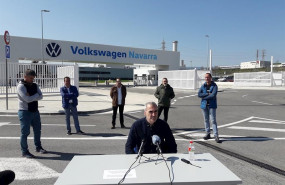 ep el presidente del comite de empresa de volkswagen navarra alfredo morales ofrece una rueda de