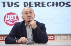 ep el secretario general de ugt pepe alvarez en rueda de prensa para valorar la situacion politica y