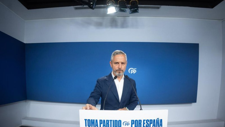 ep el vicesecretario de hacienda vivienda e infraestructuras juan bravo durante una rueda de prensa