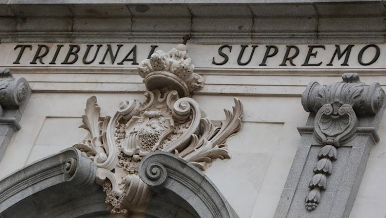 Escudo de España en la fachada del edificio del Tribunal Supremo | Jesús Hellín - Europa Press - Archivo ep escudo de espana en la fachada del edificio del tribunal supremo