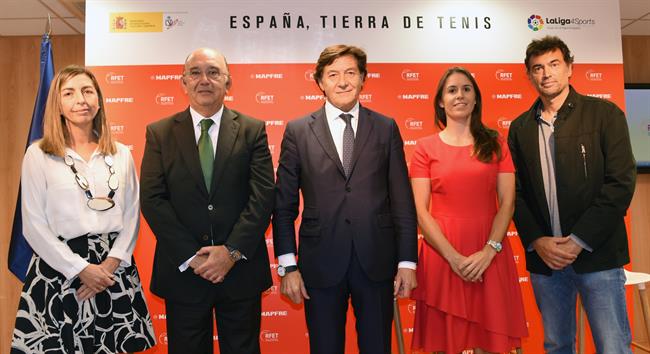 Eva Piera, Miguel Díaz, José Ramón Lete, Anabel Medina y Sergi Brugera | PRENSA CSD ep eva piera miguel diaz jose ramon lete anabel medinasergi brugera