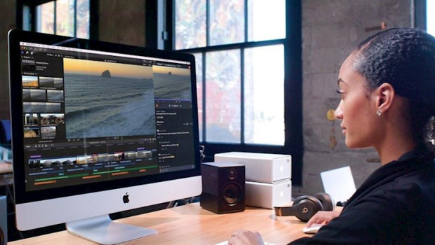 ep final cut pro x en un ordenador imac