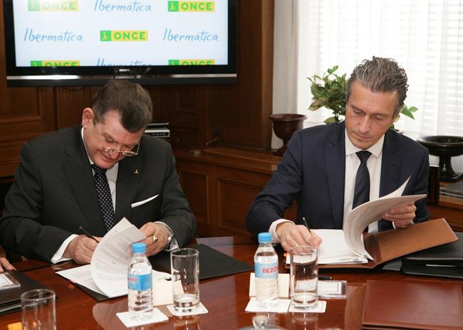 Firma del acuerdo entre Ibermática y ONCE | IBERMÁTICA ep firmaacuerdoibermaticaonce