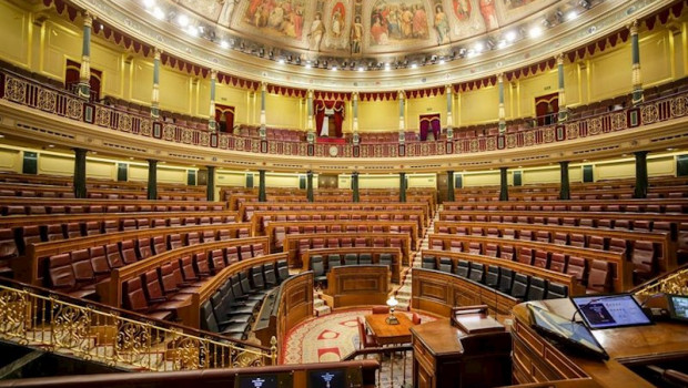ep hemiciclo vacio del congreso de los diputados