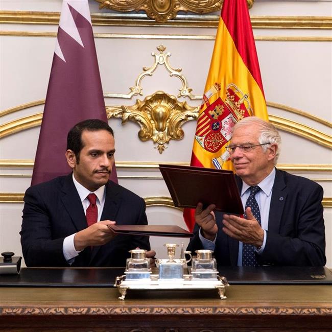 Josep Borrell se reúne con al Vice Primer Ministro de Qatar | TWITTER JOSEP BORRELL ep josep borrellreune con al vice primer ministroqatar