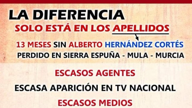 ep la familia de alberto hernandez por medio de su portavoz jeronimo hernandez ha pedido que se le