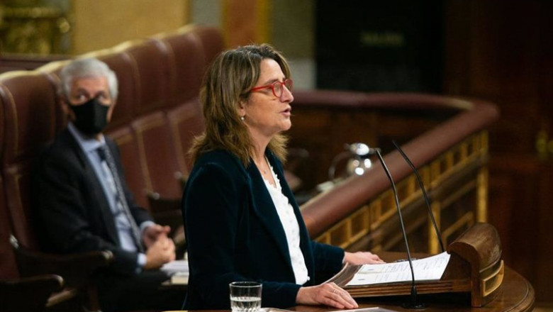 La vicepresidenta para la Transición Ecológica, Teresa Ribera | CONGRESO ep la vicepresidenta para la transicion ecologica teresa ribera 20211125162204