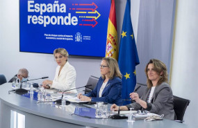 ep la vicepresidenta segunda y ministra de trabajo yolanda diaz la vicepresidenta primera y ministra