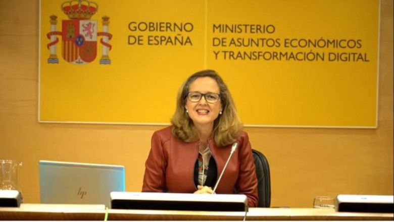 La vicepresidenta tercera, Nadia Calviño. | MINISTERIO DE ASUNTOS ECONÓMICOS ep la vicepresidenta tercera nadia calvino 20210118183703