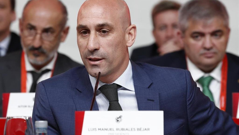 Luis Rubiales, presidente de la RFEF, en la Asamblea General de junio de 2019 en la Ciudad del Fútbol | RFEF - Archivo ep luis rubiales presidente de la rfef en la asamblea general de junio de 2019 en la ciudad del