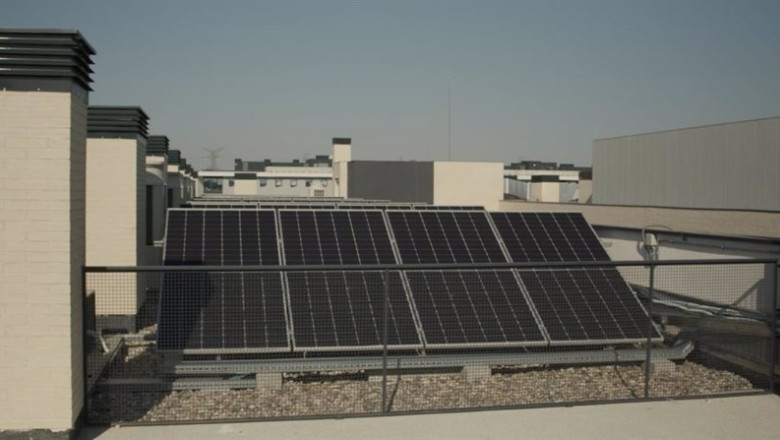 ep paneles solares en la residencia micampus en getafe ep paneles solares en la residencia micampus en getafe