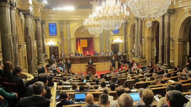 ep plenoparlament durantedeclaracionptecpuigdemont