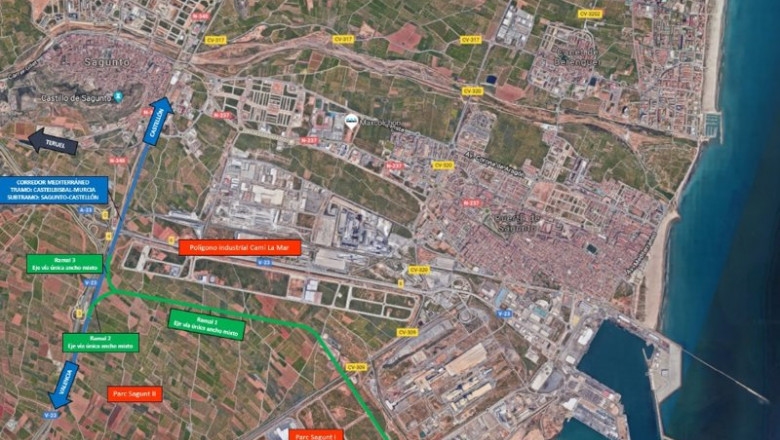 Ramal de acceso al puerto de Sagunt | ADIF - Archivo ep ramal de acceso al puerto de sagunt