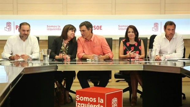 ep sanchez narbona lastra ablos patxi lopezpuentela reunionpsoe