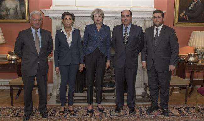ep theresa may recibeuna delegacionla oposicion venezolana