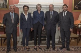 ep theresa may recibeuna delegacionla oposicion venezolana