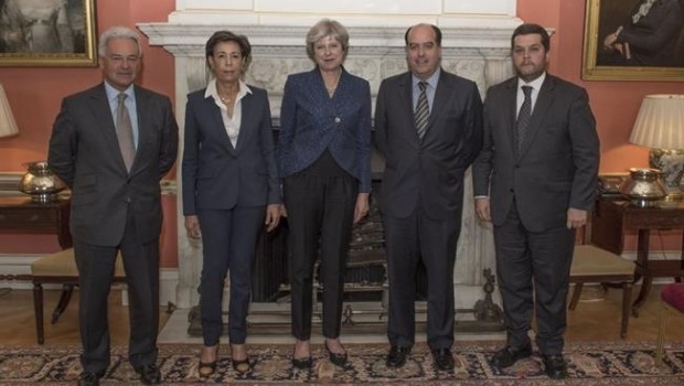 ep theresa may recibeuna delegacionla oposicion venezolana