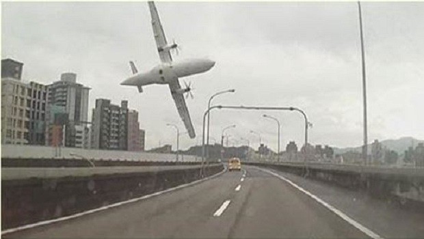Taiwan accidente avion