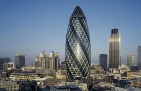 the gherkin, londres, rascacielos, edificio