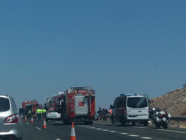 Accidente de tráfico en la A-66, a la altura de El Ronquillo | EUROPA PRESS ep accidentetraficola a-66 aalturaronquillo