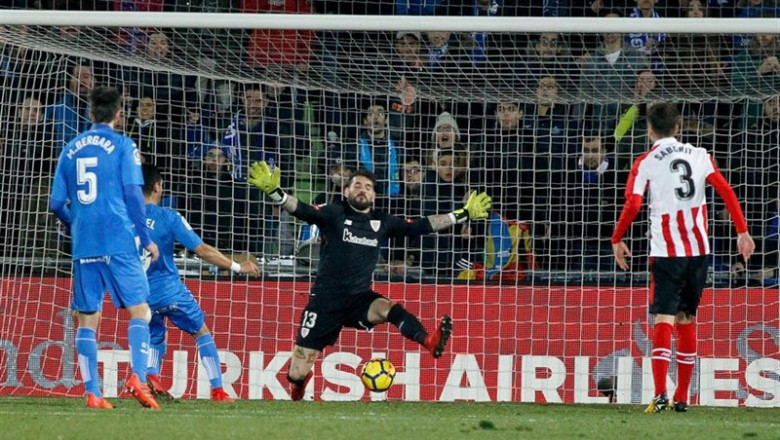Angel anota el gol de la victoria del Getafe en el partido ante el Athletic Club de LaLiga Santander 2018-2019 | AFP7 - Archivo ep angel anota el gol de la victoria del getafe en el partido ante el athletic club de laliga