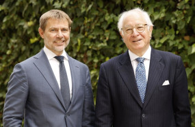 ep archivo   el consejero delegado de morabanc lluis alsina y el presidente joan maria nin