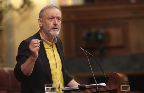 ep archivo   el diputado de unidas podemos en el congreso por vizcaya roberto uriarte interviene