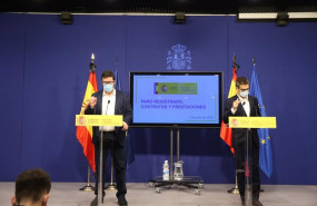 ep archivo - el secretario de estado de empleo y economia social joaquin perez rey y el secretario