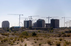 ep archivo   varios edificios de viviendas en la capital a 27 de octubre de 2021 en madrid espana