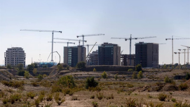 ep archivo   varios edificios de viviendas en la capital a 27 de octubre de 2021 en madrid espana