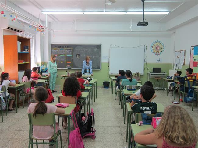 Aula de un colegio, clase, alumnos. | EUROPA PRESS ep aulaun colegio clase alumnos
