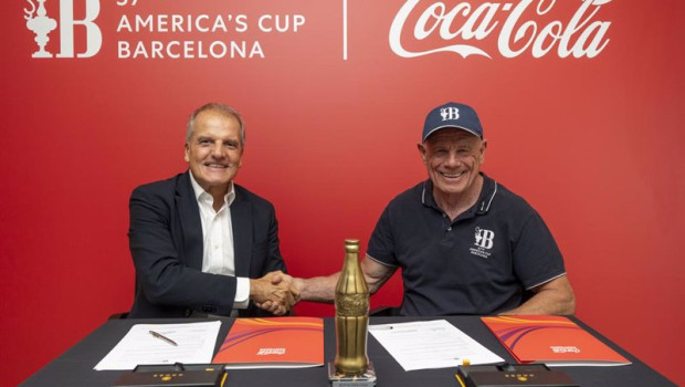ep coca cola sera patrocinador global de bebidas de la 37 americas cup de barcelona 2024