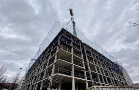 ep edificio de viviendas en construccion en un momento en el que la demanda de hipotecas sufre su